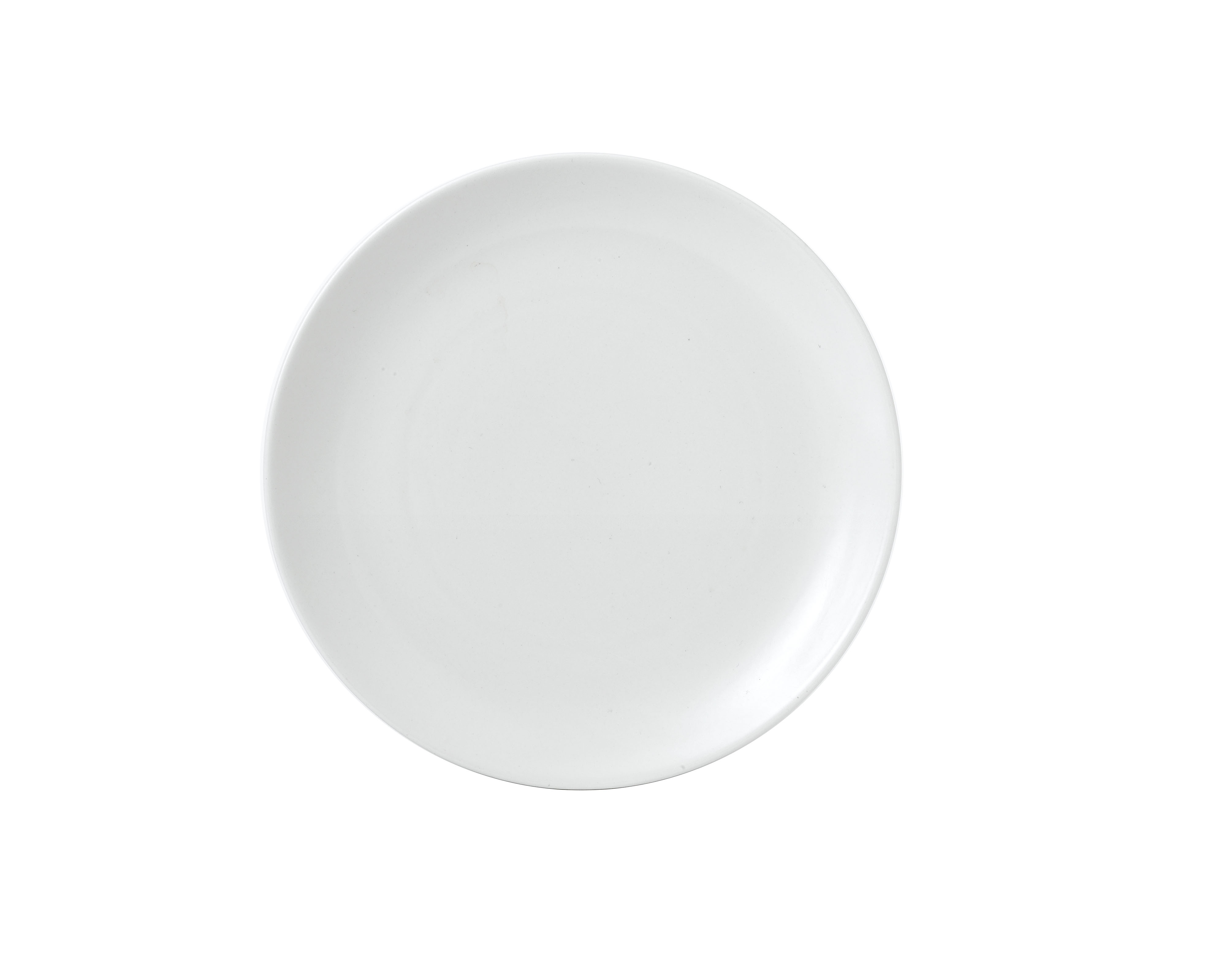 Churchill, Vellum : White Matt Glaze - Teller flach Coup, 16,5 cm