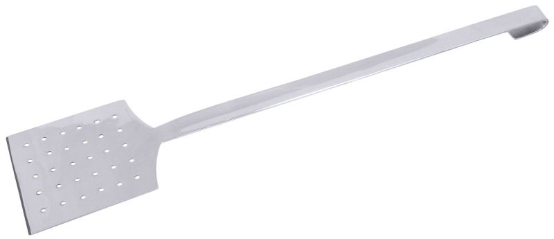 Reduierspatel, perforiert, Edelstahl, 13 x 13 cm, Stiellänge: 35,5 cm