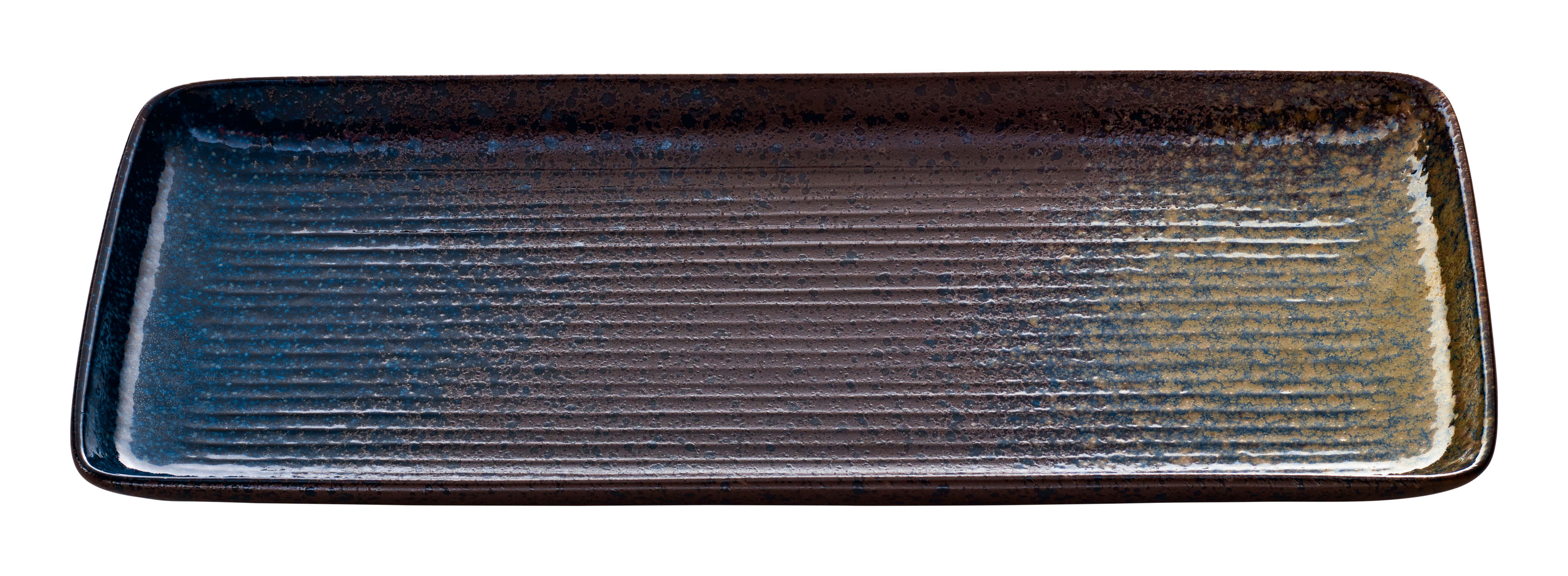 Playground, Steinzeug - SEA Platte tief eckig 36 x 16 cm