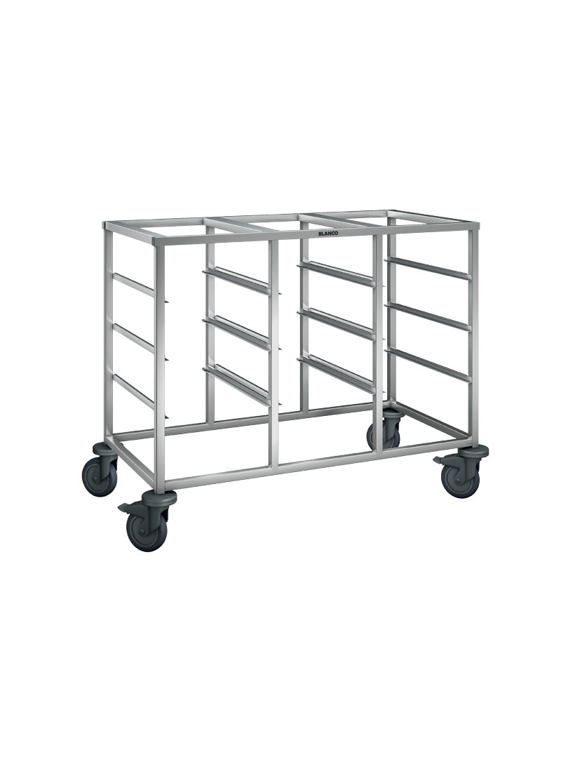 Regalwagen 3-teilig RWR 3, Kap.: 12 GN 1/1, Trgf.: max. 70 kg, LxBxH: 116,5 x 62,5 x 90 cm