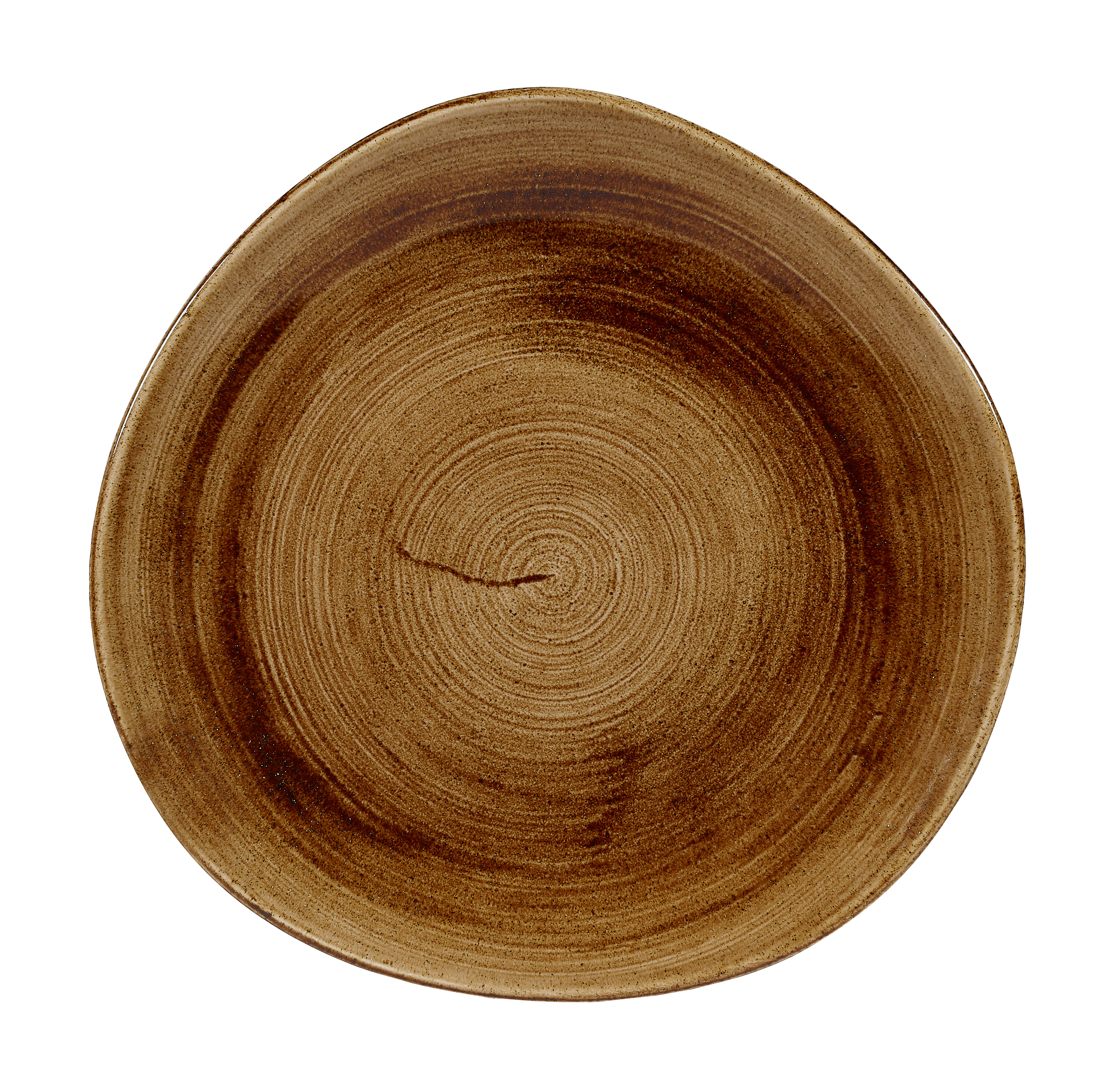 Churchill, Stonecast Patina : Vintage Copper - Teller flach rund Organisch, 28,6 cm