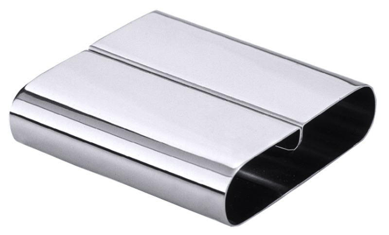 Kartenhalter, Edelstahl, 8 x 8 cm