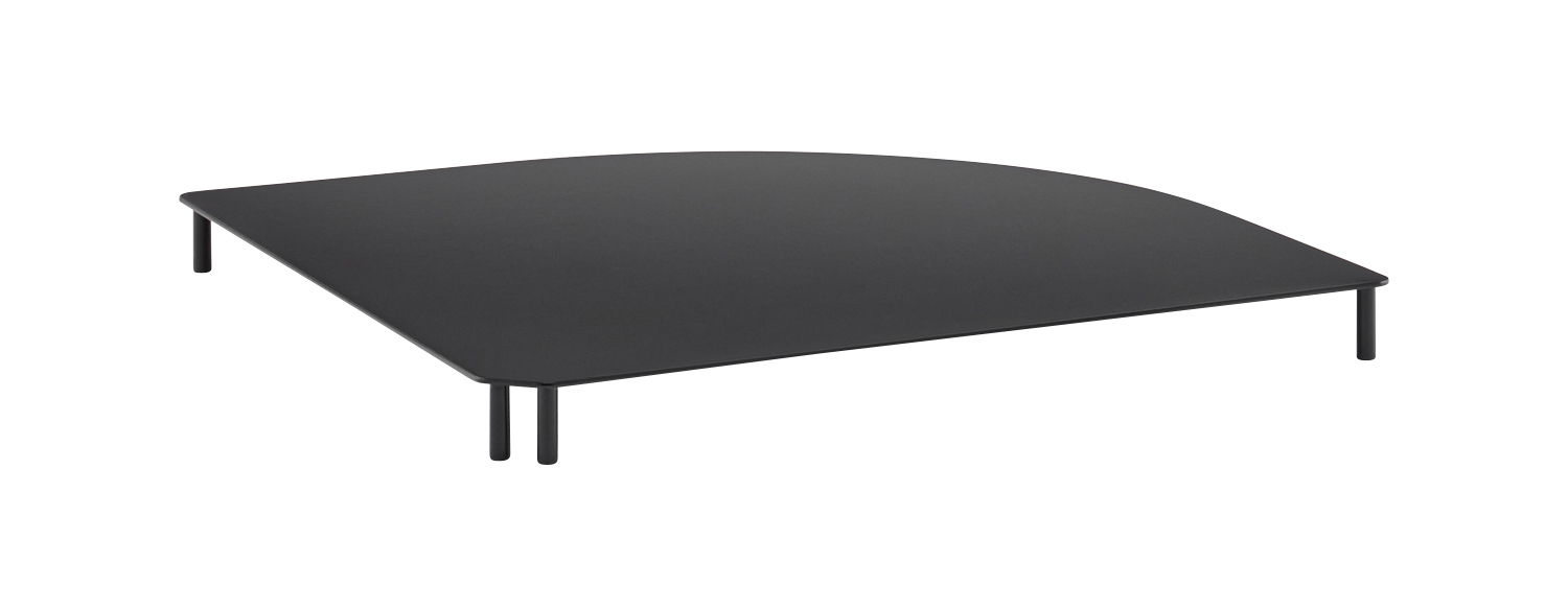 Eckverbindung VALO, Metall schwarz, für Artikel 14030, 39 x 39 x 3 cm