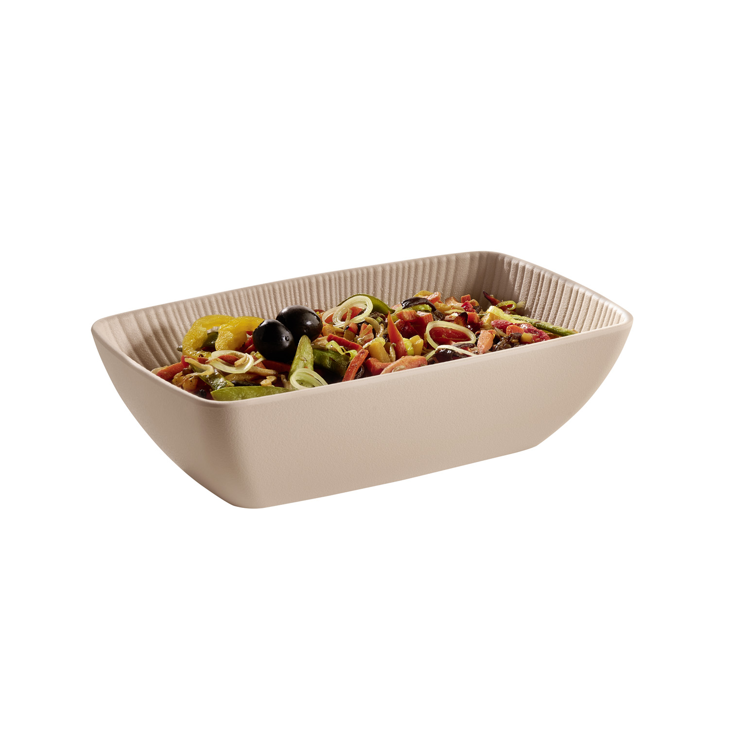 GN 1/4 Schale NERO, Melamin, 26,5 x 16,2 cm, H: 7,5 cm, V: 1,5 ltr.