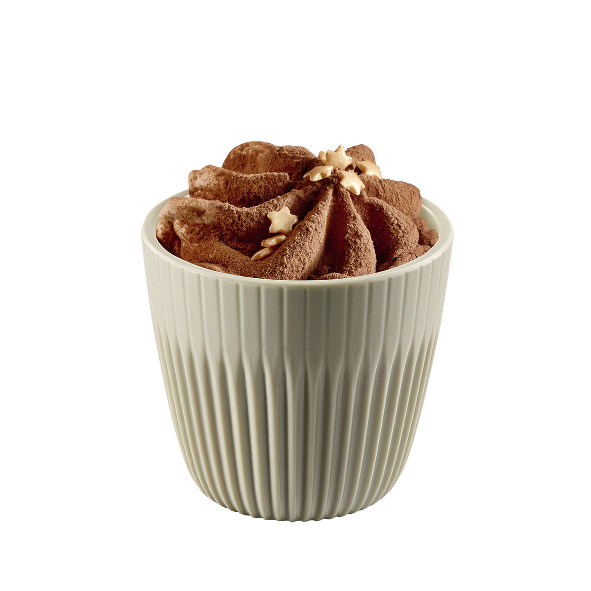 Schale LINEO, 6er-Set, Melamin, D: 7 cm, H: 6,5 cm, I: 90 ml , Fb. grau