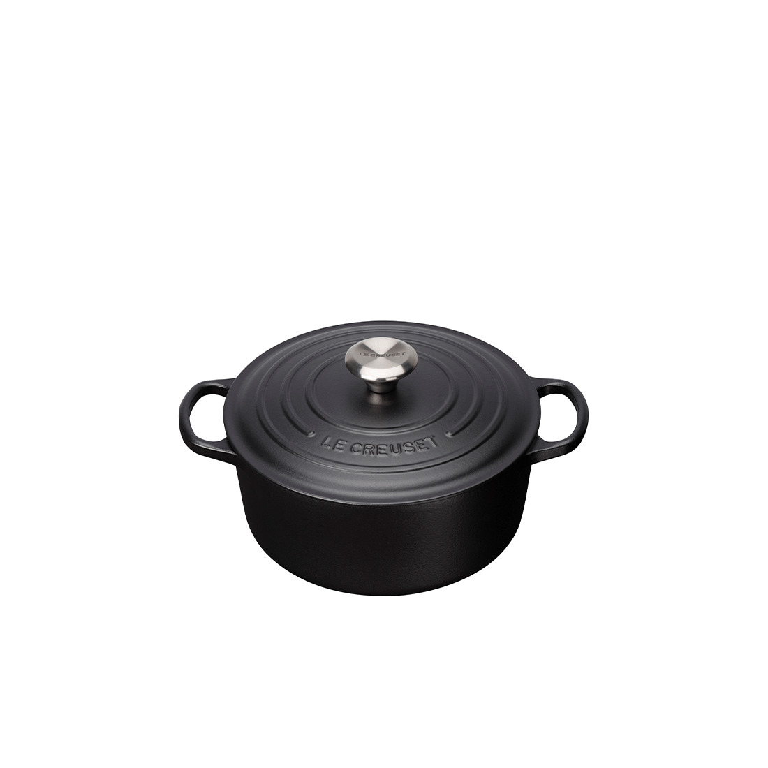 Le Creuset, Gusseisen - Bräter rund Signature, 28 cm/ 6,7 ltr., Fb. Schwarz