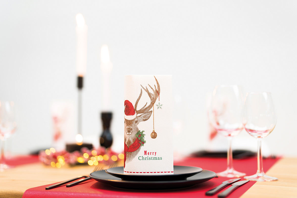 Servietten - Weihnachtsmotiv JANOSCH Tissue