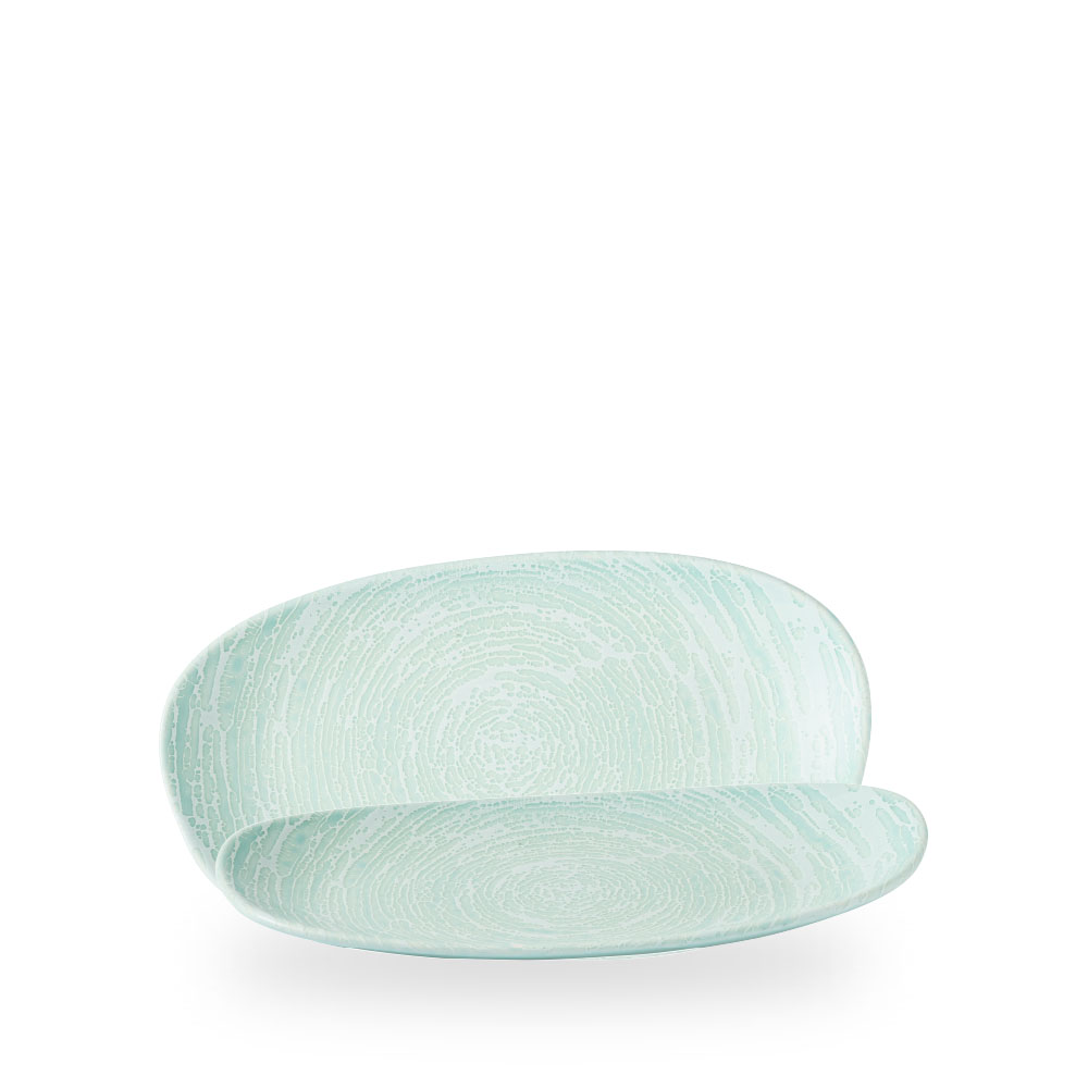 Churchill, Elements : Aqua - Opal Platte Organisch 26 x 15 cm