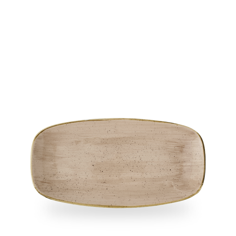 Churchill, Stonecast : Truffle - Chefs Platte rechteckig, 29,8 x 15,3 cm