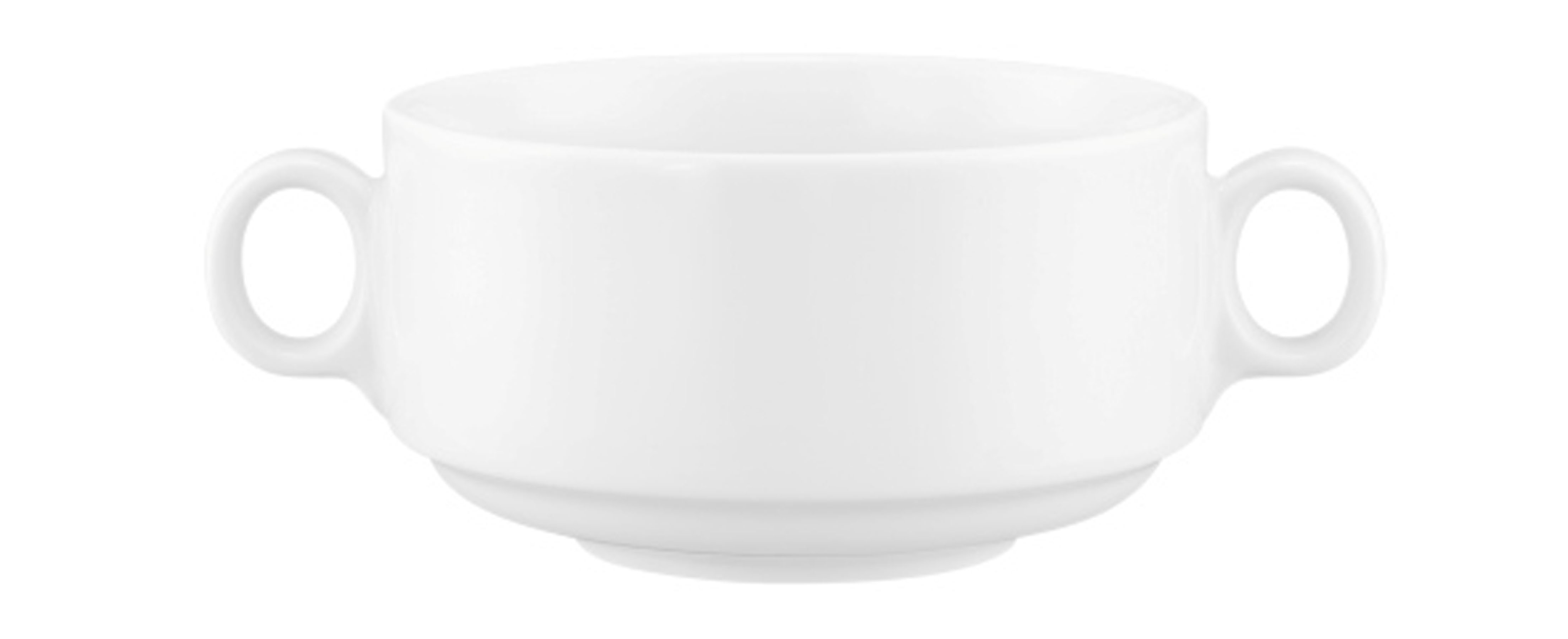 Seltmann Weiden, Sento - Suppen-Obere m. 2 Hkl., weiss, uni, 0,3 ltr.