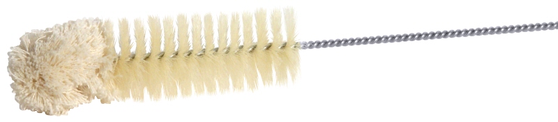 Zylinderbürste, Stahldraht mit Öse, Naturborsten, L: 52 cm, D: 4 cm