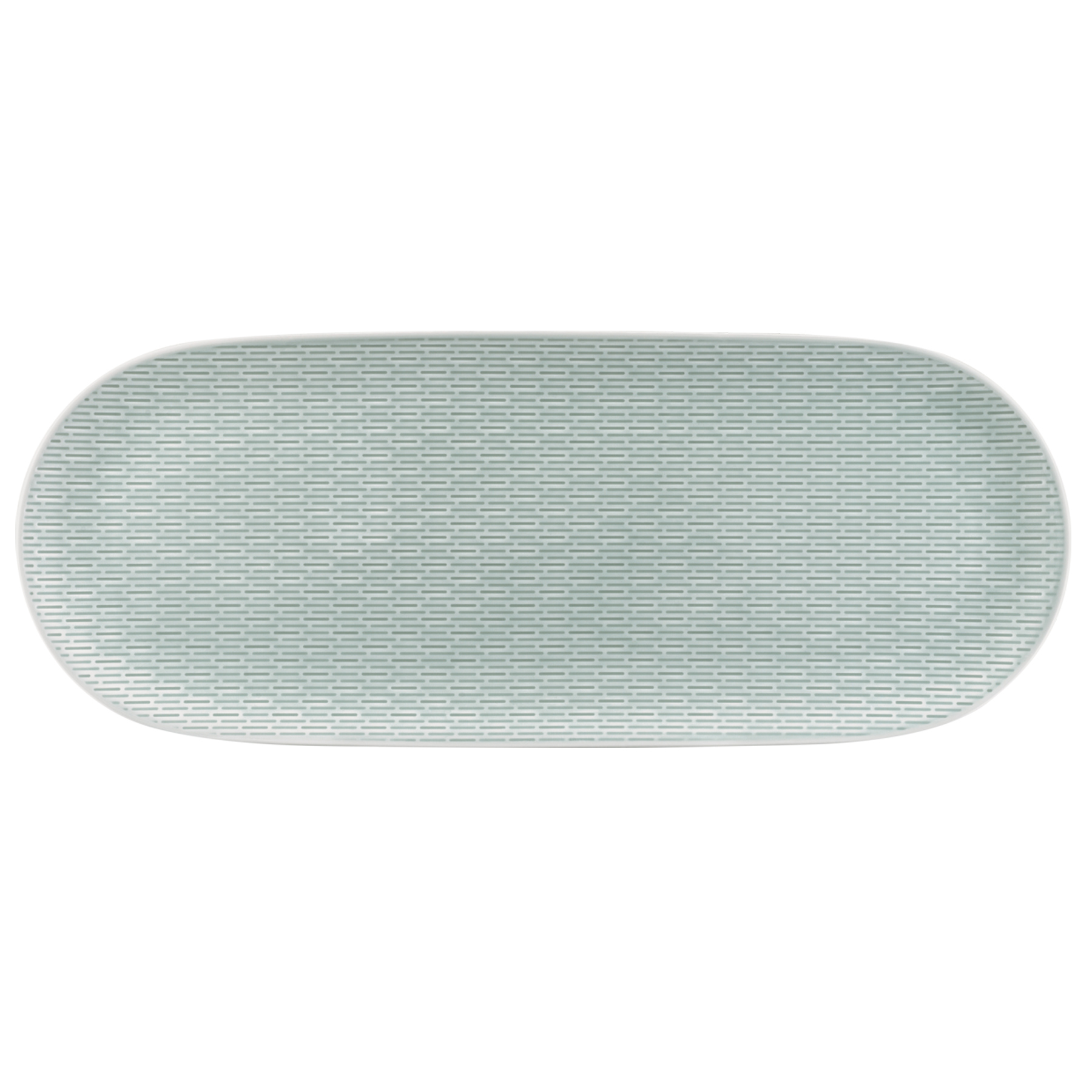 Bauscher, Scope : Glow Sea - Platte oval coup, relief, 46,2 x 18,2 cm