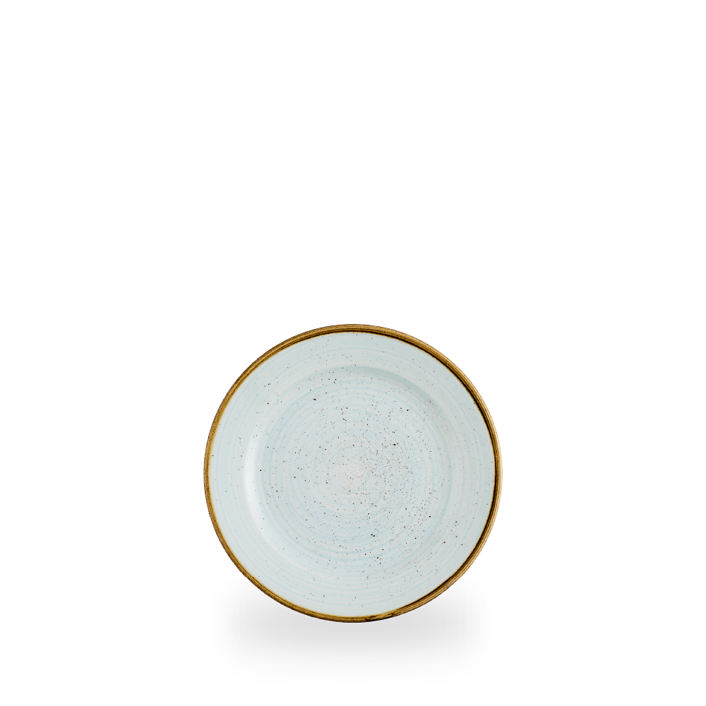 Churchill, Stonecast Profile : Duck Egg Blue - Teller flach Fahne, 17 cm