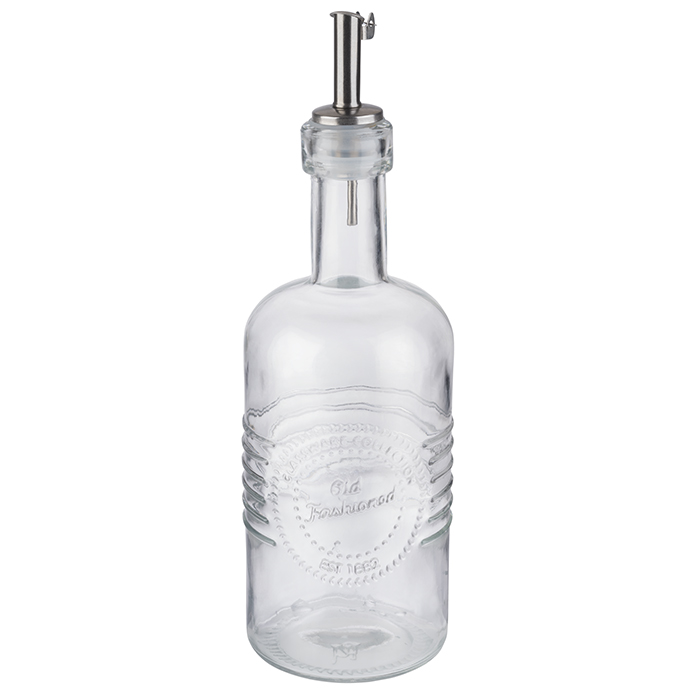 Essig- u. Oelflasche OLD FASHIONED, D: 7 cm, H: 22 cm, I: 350 ml,