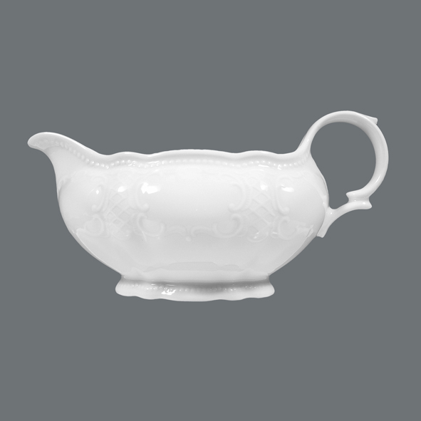 Seltmann Weiden, Salzburg - Sauciere, weiss uni, 0,55 ltr.