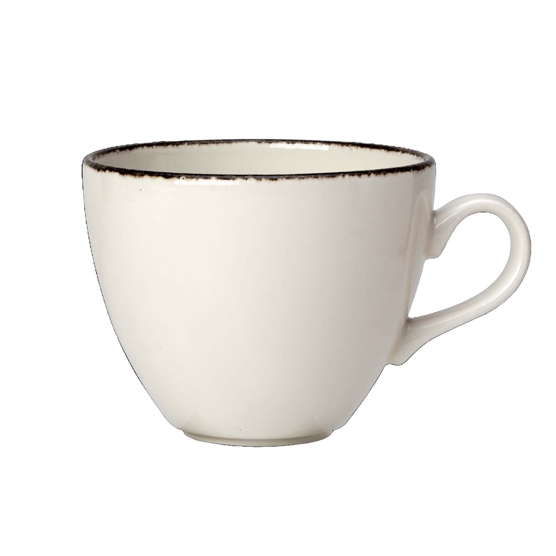 Steelite, Dapple : Charcoal 1756 - Milchkaffee-Obere, nicht stapelbar, 0,35 ltr.