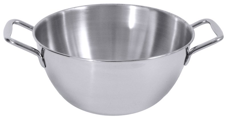 Servierschüssel, gebördelter Rand, Edelstahl, I: 1,5 ltr., D: 18 cm, H: 8 cm