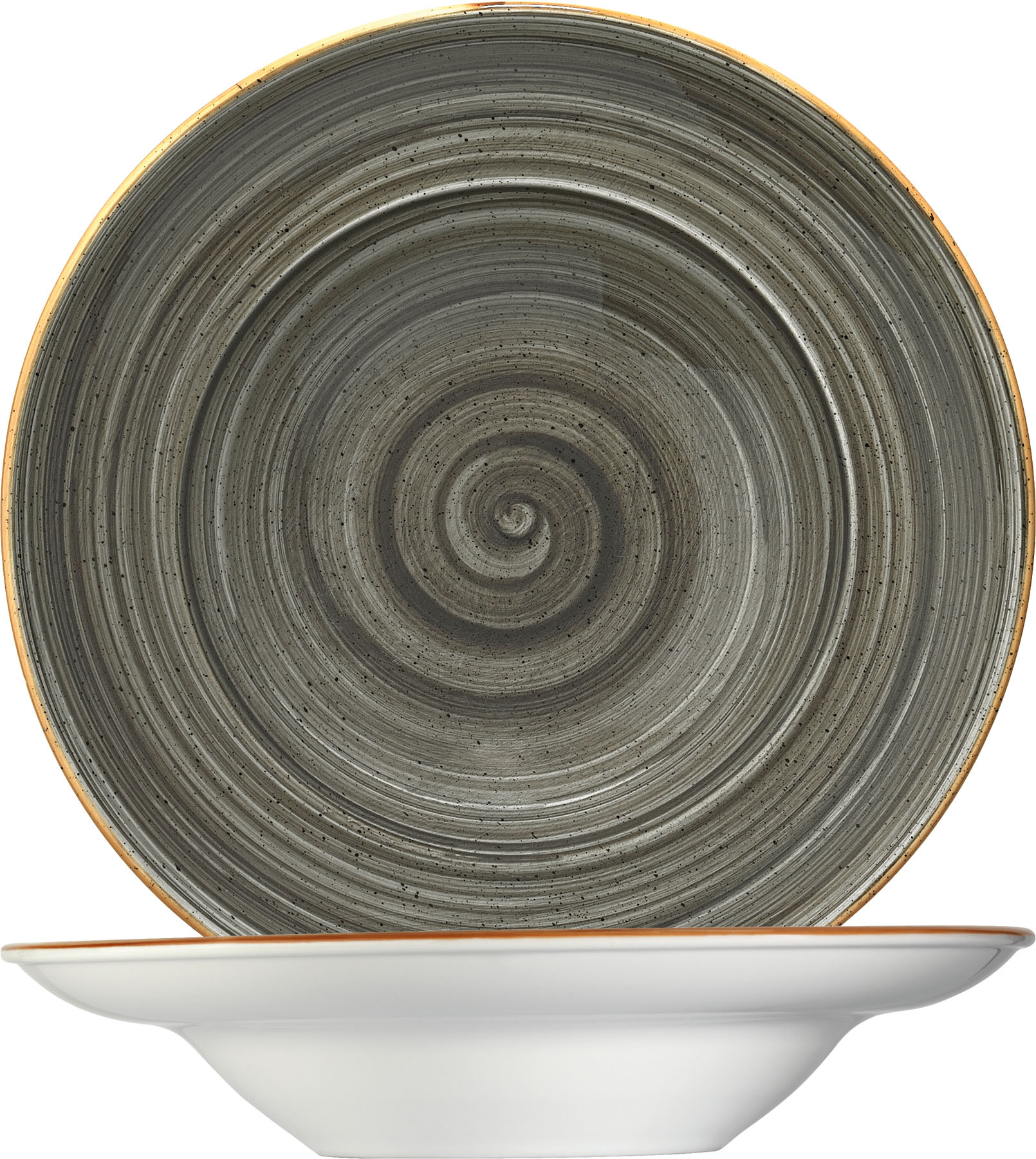 Aura, Space : Gourmet Pastateller tief Fahne, 27 cm/ 0,45 ltr.