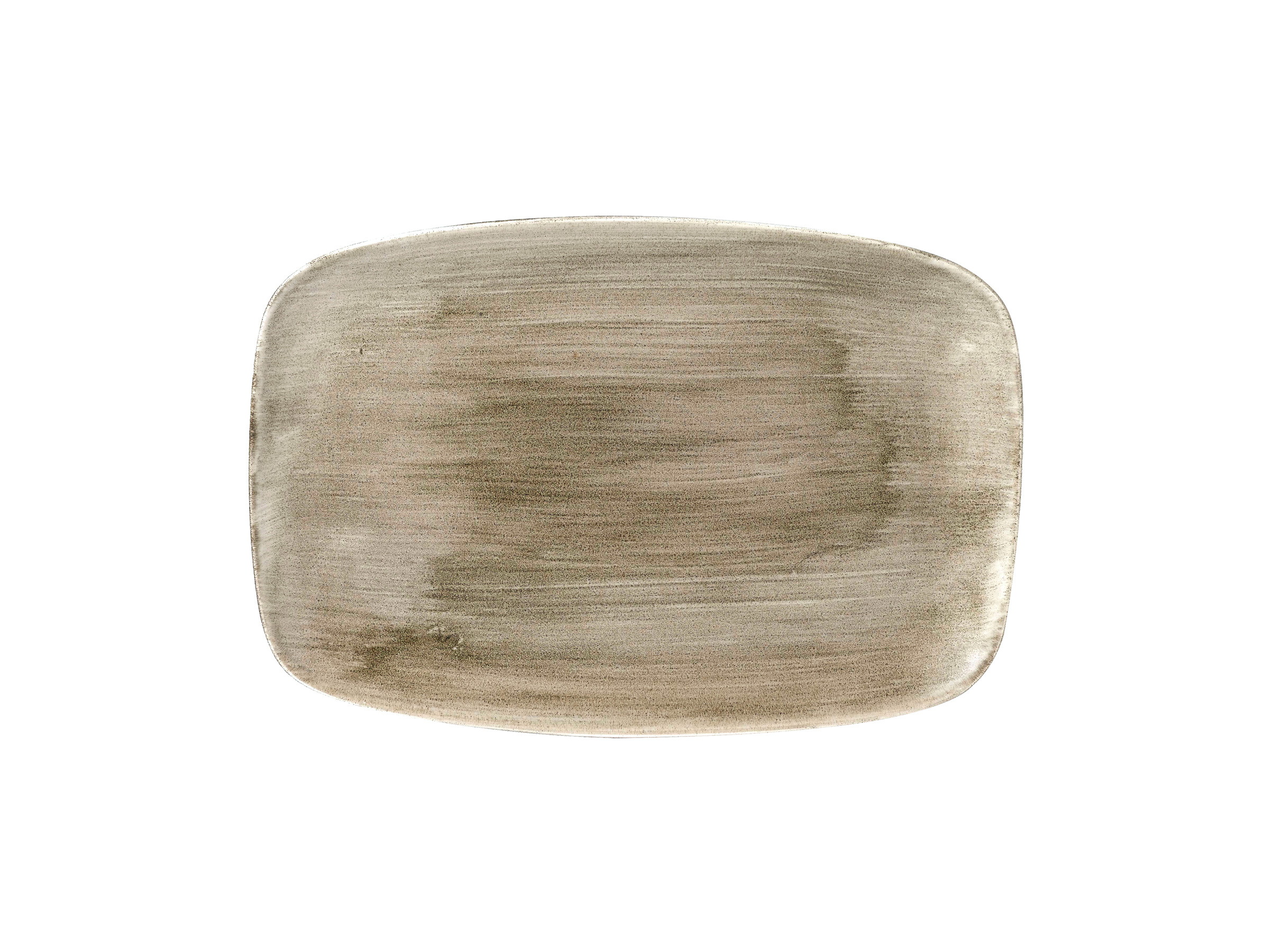 Churchill, Stonecast Patina : Antique Taupe - Chefs Platte rechteckig, 34,4 x 23,4 cm