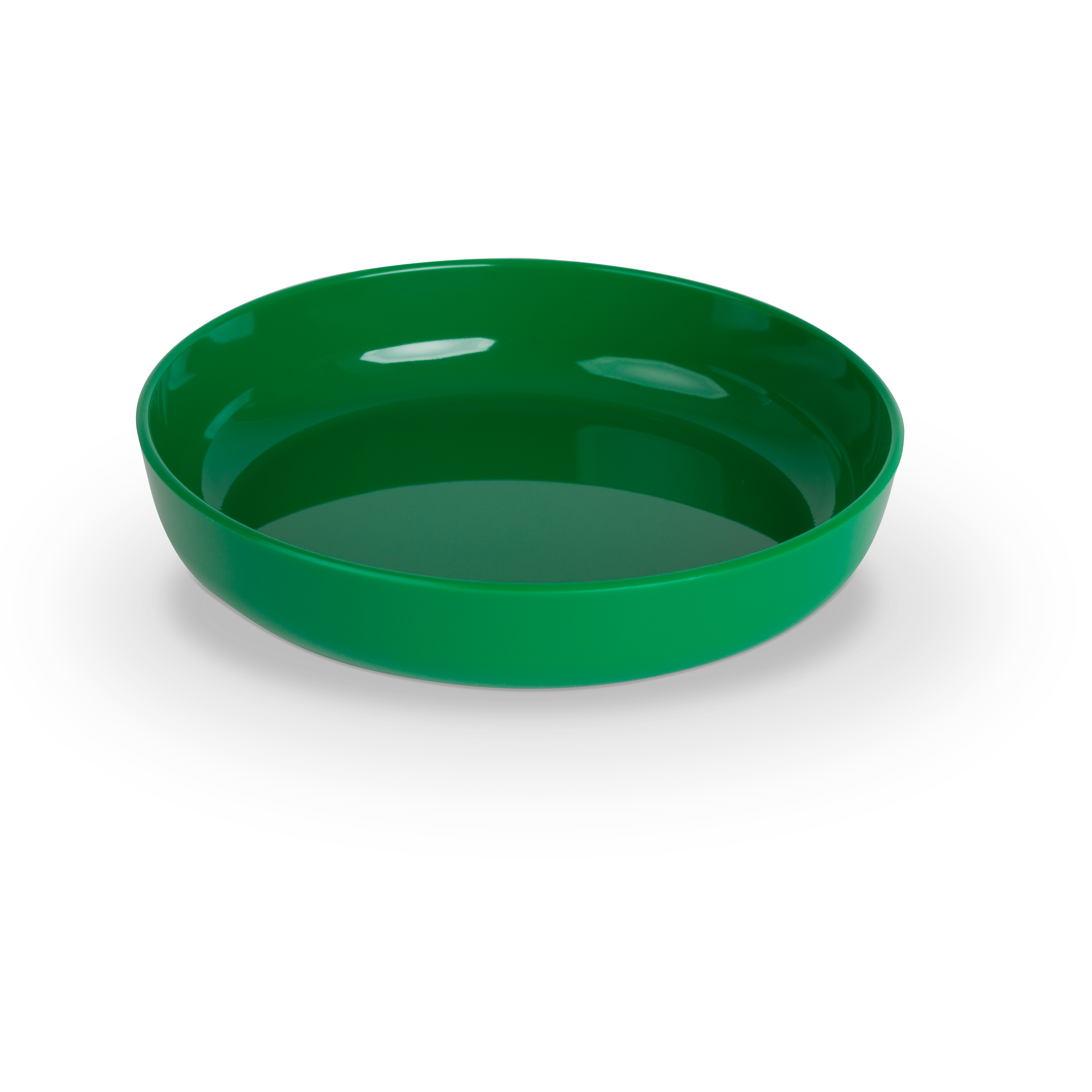Dessertschale PC, uni, grün, D x H: 13 x 2,5 cm/ 0,25 ltr.