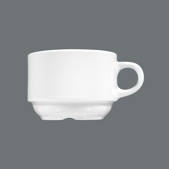 Seltmann Weiden, Meran - Kaffee-Obere 1, stapelbar, weiss, uni, 0,18 ltr.