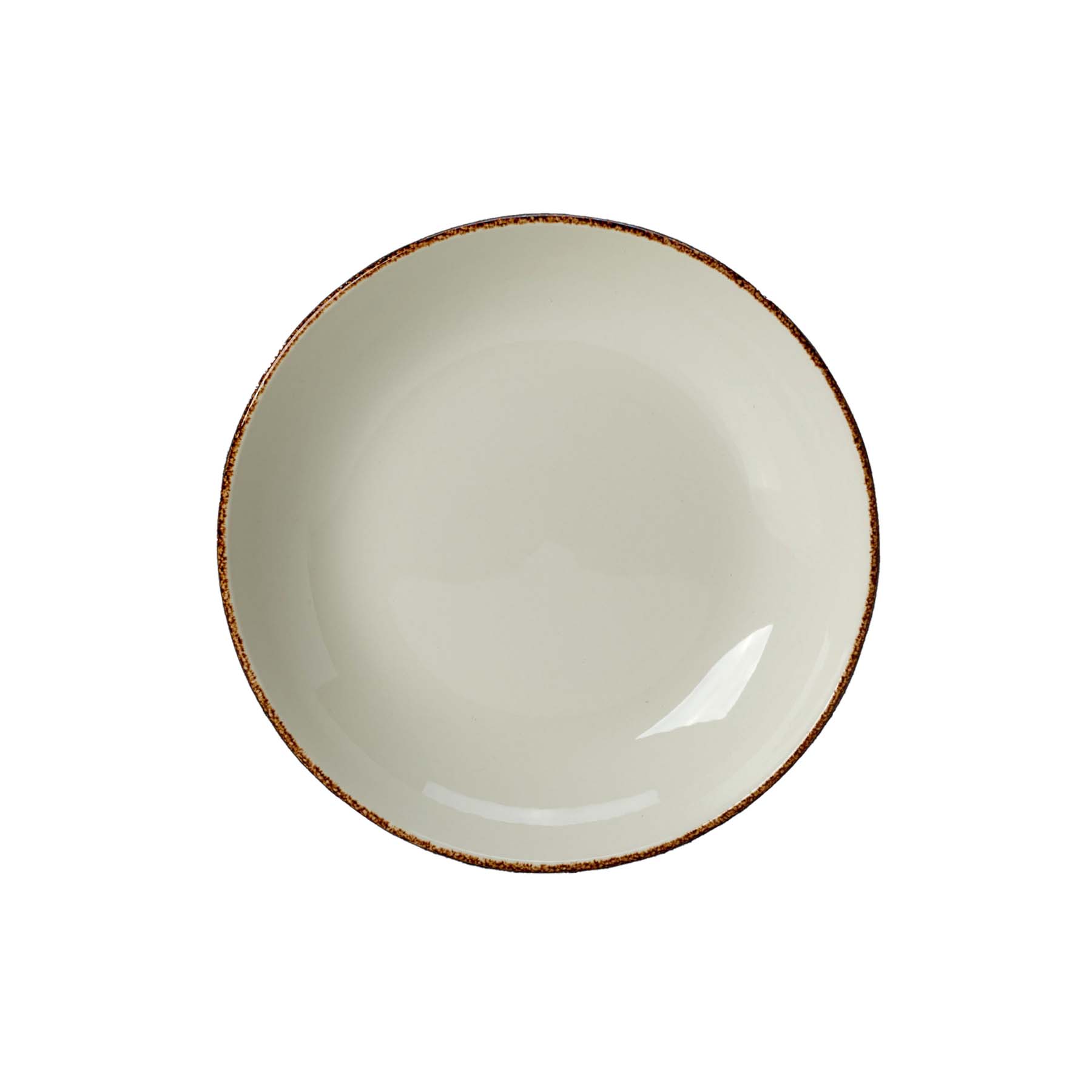 Steelite, Dapple : Brown 1714 - Teller tief Coup, 21,6 cm/ 0,83 ltr.