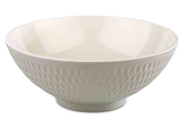 Schale ASIA PLUS D: 20 cm, H: 8 cm, 1,1 ltr., Melamin, außen: grau, matt