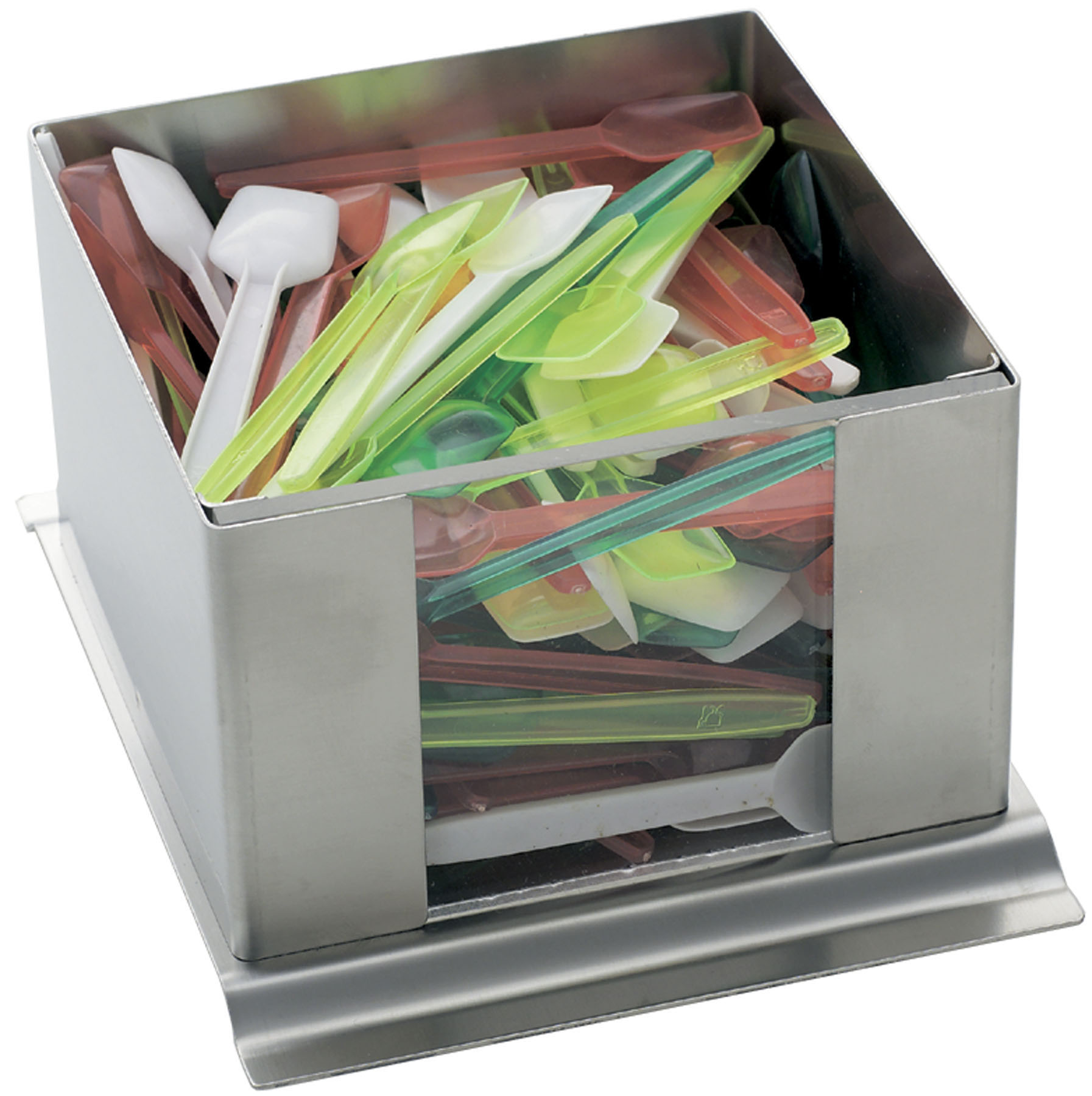 Löffelbox - Modell 75, EdSt., Plexiglas, LxBxH: 135 x 170 x 90 mm