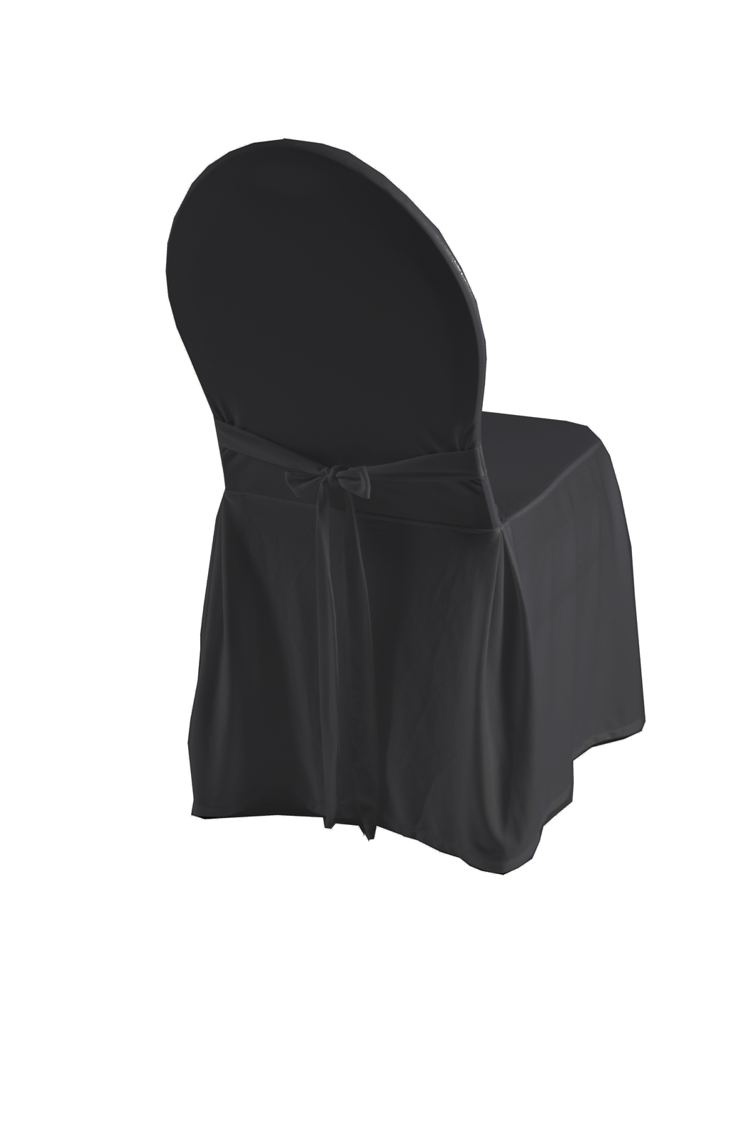 Stuhlhusse Excellent mit Schleife, Poly-Jersey 140 g/ m²