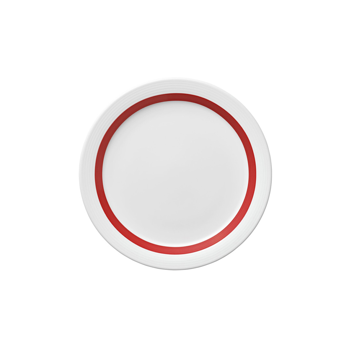 Bauscher Care, Invita Colors : 425467 Pinselband Rubinrot - Teller flach Fahne, 20 cm