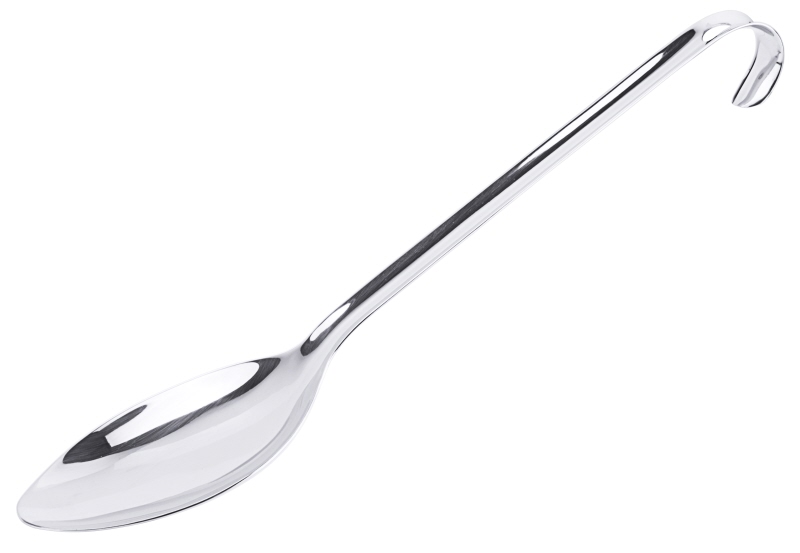 Gießlöffel, flache Form, Edelstahl, I: 0,05 ltr., 10 x 7 cm, Stiellänge: 20 cm