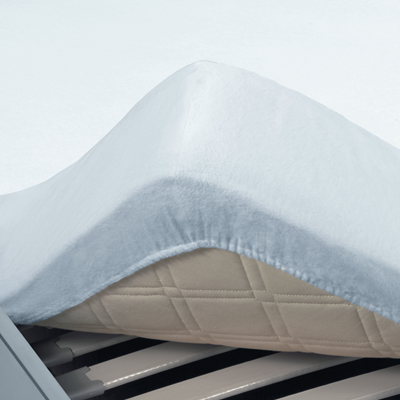 Spannbetttuch Molton 1-seitige PP/ PE-Folie, ca. 200 g/ m²