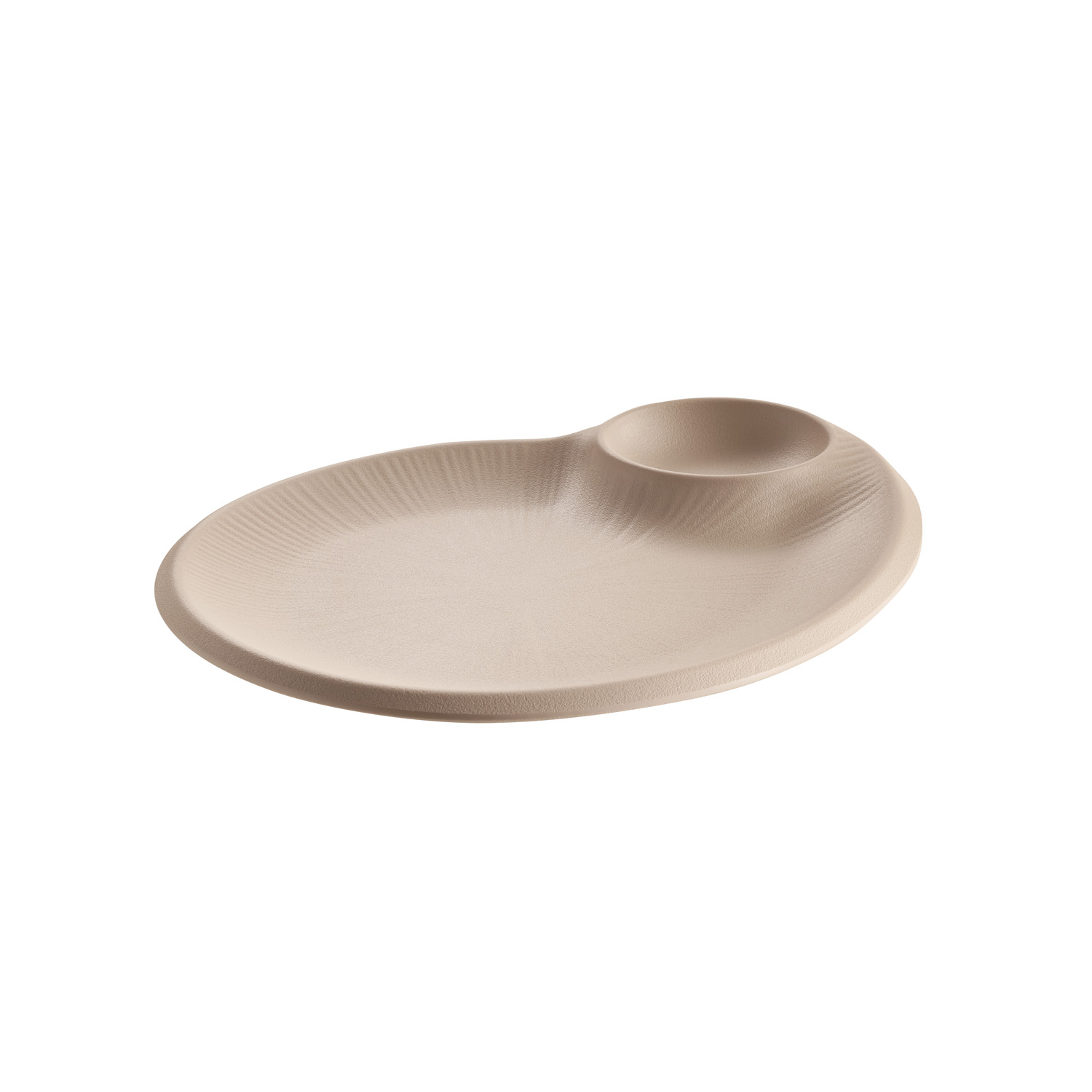 Teller NERO, Melamin, 30 x 25 cm, H: 2,5 cm