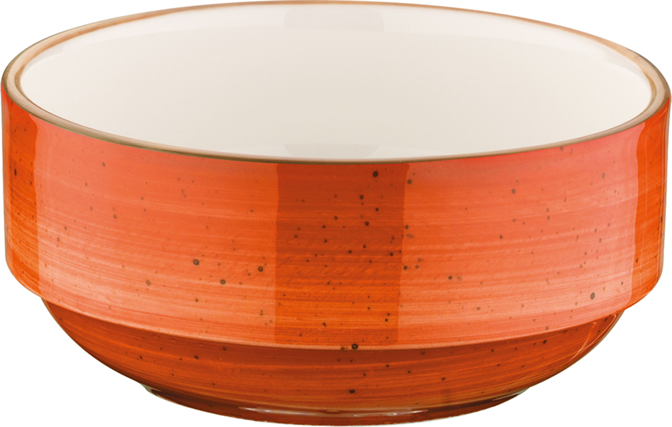 Aura, Terracotta : Banquet Schale stapelbar, 12 cm/ 0,35 ltr.