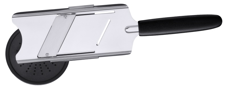 Trüffelhobel, Edelstahl, D: 8 cm, L: 25,5 cm, Klingenlänge: 6 cm