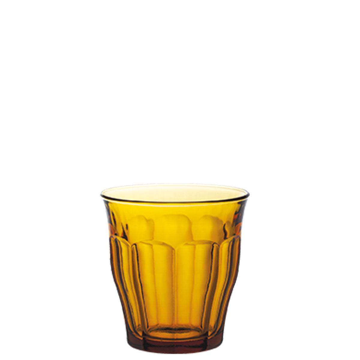 Becher : Picardie Amber 25 cl, Inhalt: 250 ml, D: 86 mm, H: 90 mm