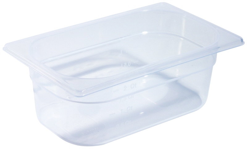 GN-Behälter Polypropylen 1/4, 26,5 x 16,2 cm, Tiefe: 100 mm