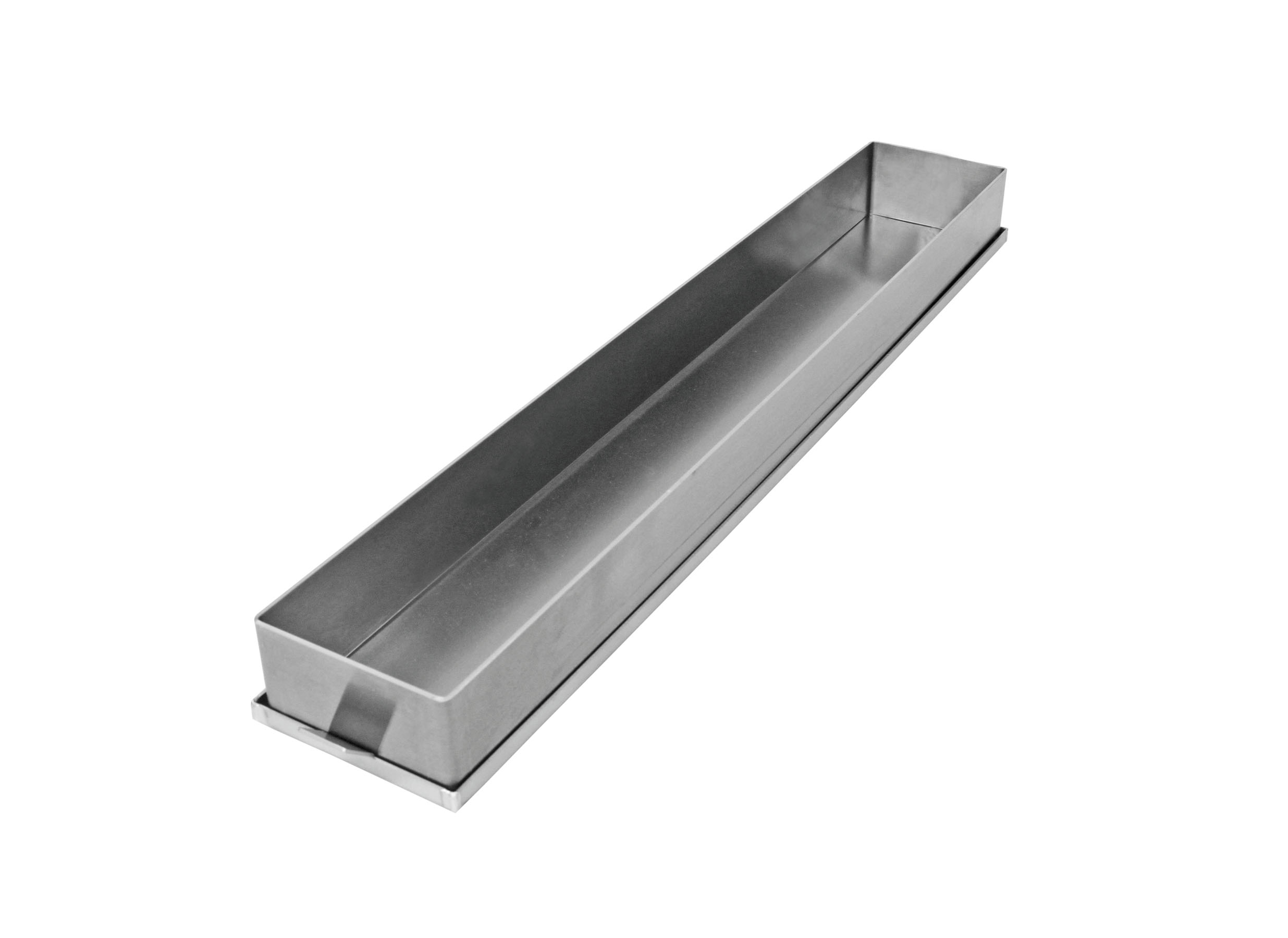 Schnittkuchenblech 2 tlg., Boden und Backrahmen, Aluminium, 580 x 100 x 50 mm