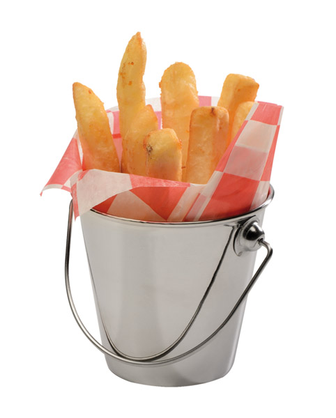 Servier / SaucenEimer SNACKHOLDER D: 9 cm, H: 8,5 cm, Edelstahl, 0,33 ltr.