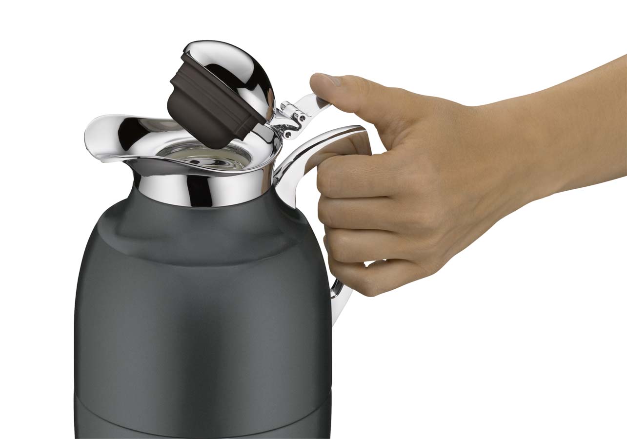 Isolierkanne Alfi JUWEL, Inhalt: 1,00 ltr., Farbe: Satinschwarz mattiert