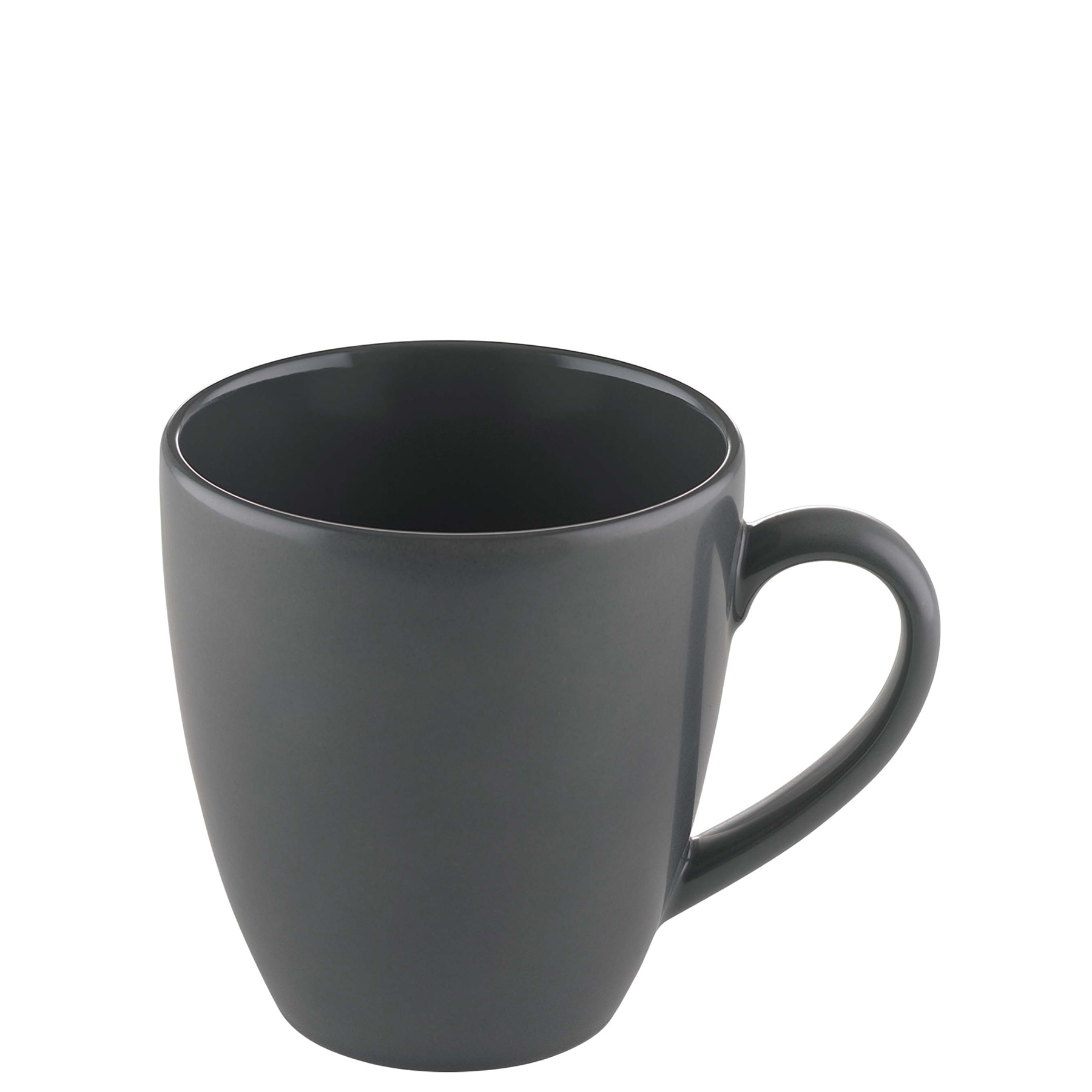 Bauscher, Sandstone : Dekor 700560 Dark Gray Uni - Kaffeebecher 0,32 ltr.