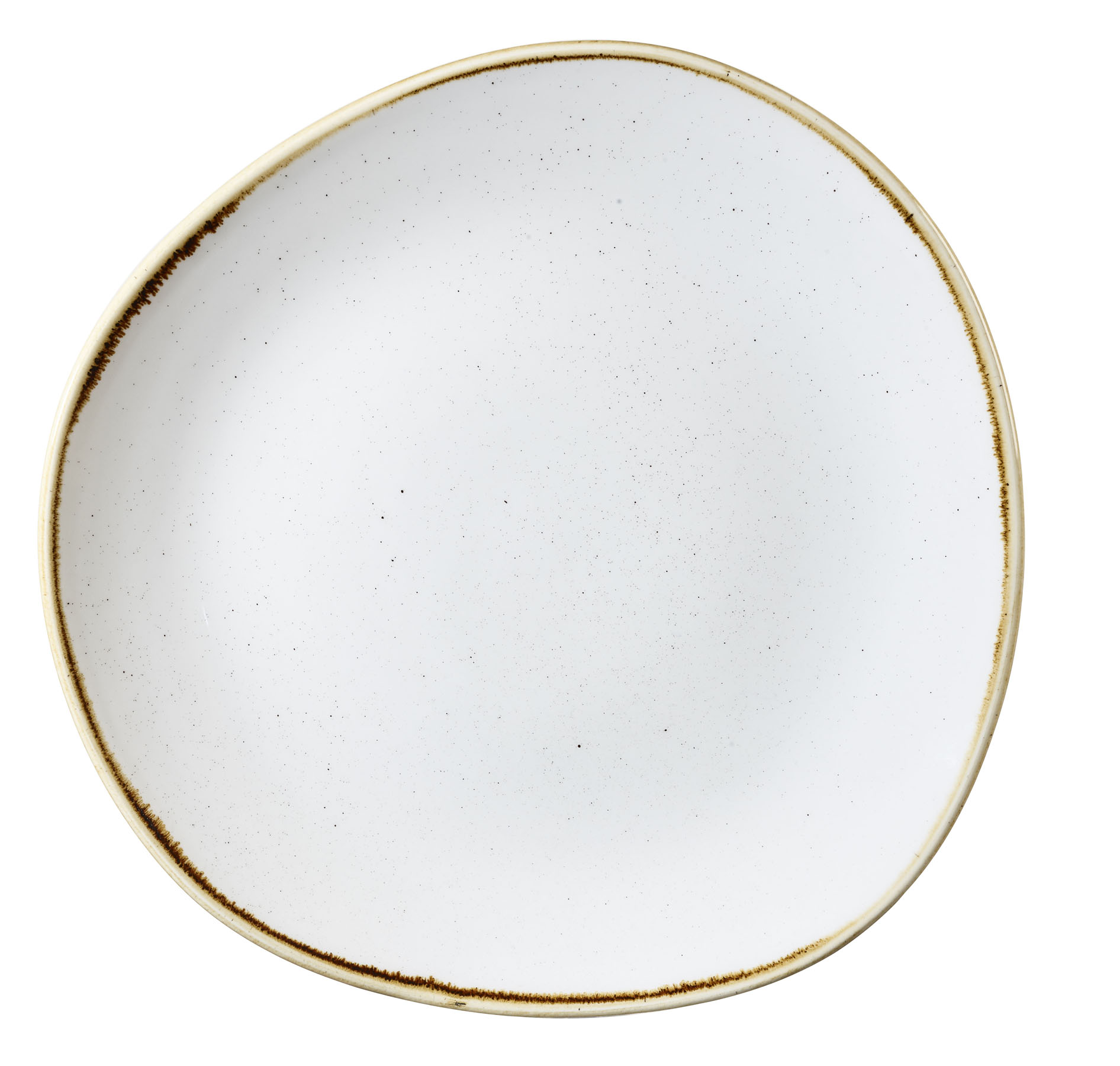 Churchill, Stonecast : Barley White - Teller flach rund Organisch, 28,6 cm