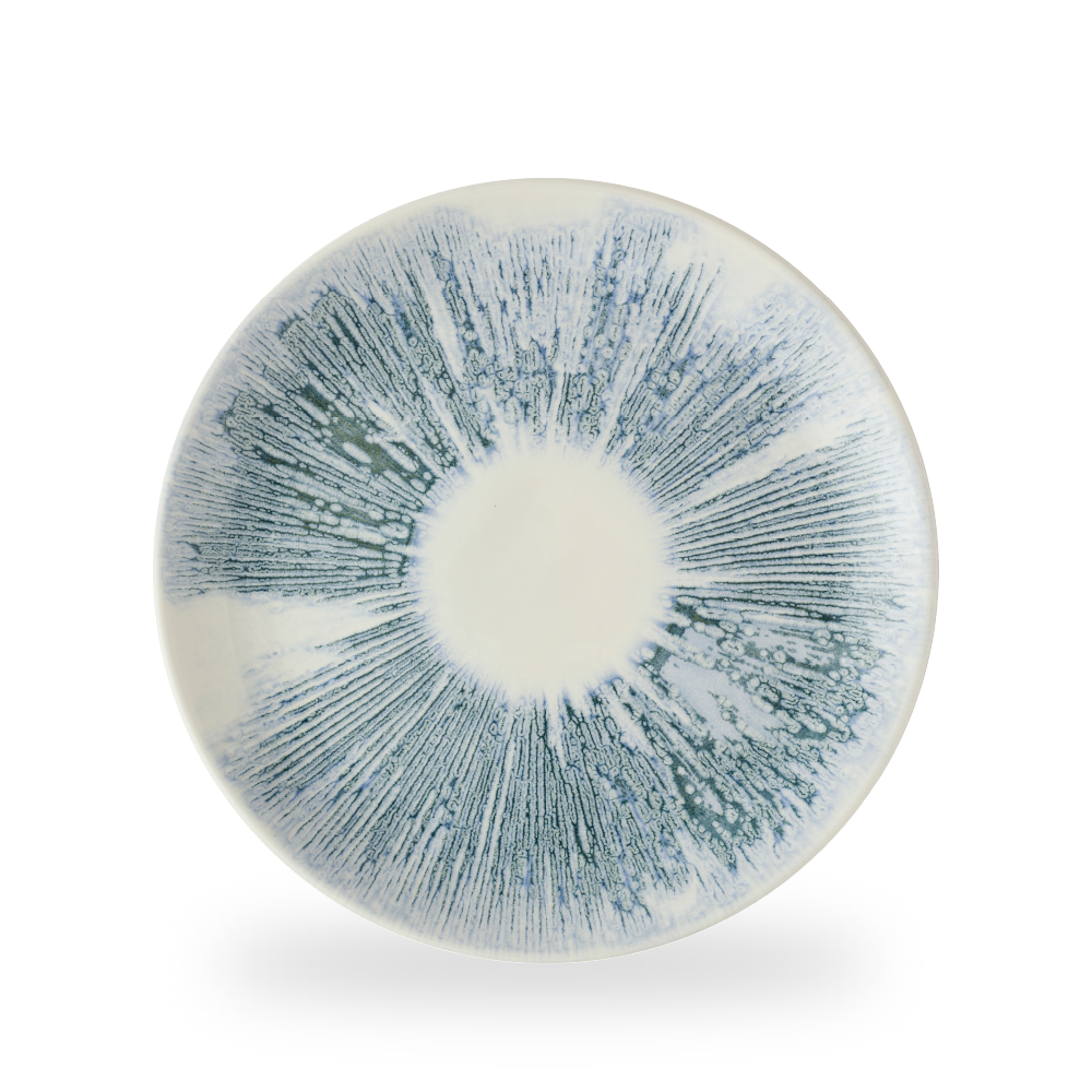 Churchill, Inked Lyra : Blue - Teller flach Coup, 28,8 cm