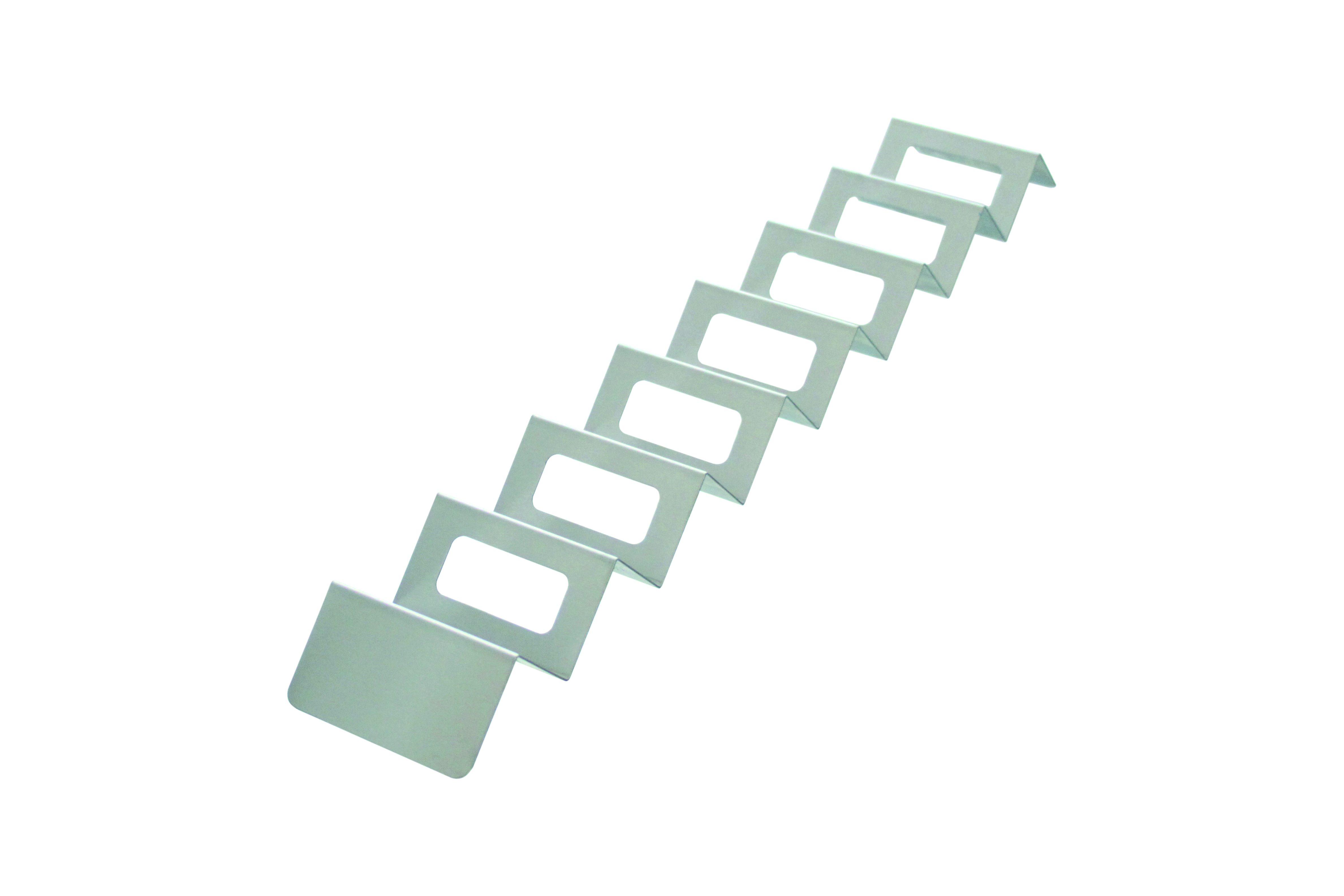 Snack- Verkaufsständer, Wellenform, Edelstahl, 560 x 85 mm