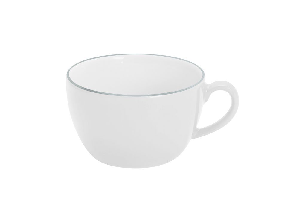 Kahla, Pronto Line : Cool Gray - Cappuccino-Obertasse 0,25 ltr.