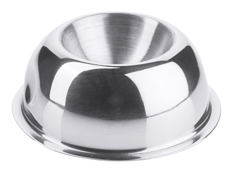 Eierbecher mit Griffmulden, Edelstahl, D: 8 cm, H: 3 cm