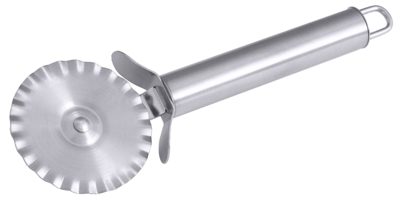 Teigrad POLARIS, gewelltes Rad, EdSt., L: 18,5 cm, D: 5,7 cm