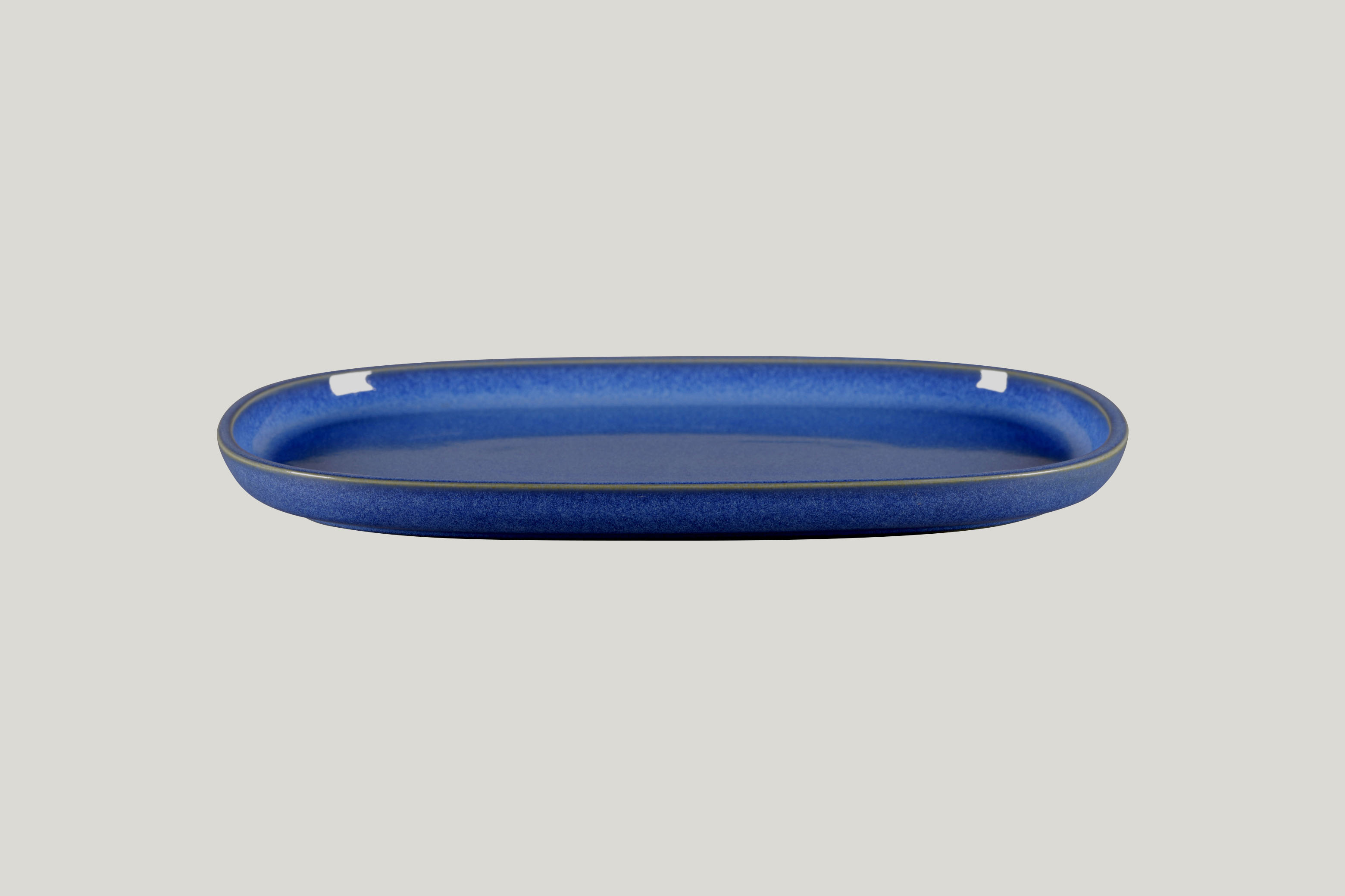 RAK, Ease : Cobalt - Platte oval flach 33,2 x 23 x 2,5 cm