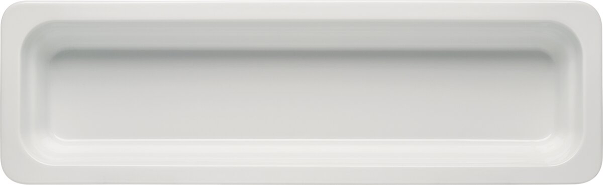 Bauscher, GN Function : Gastronorm-Schale 2/4, uni, weiss, T: 65 mm, I: 3.00 ltr.