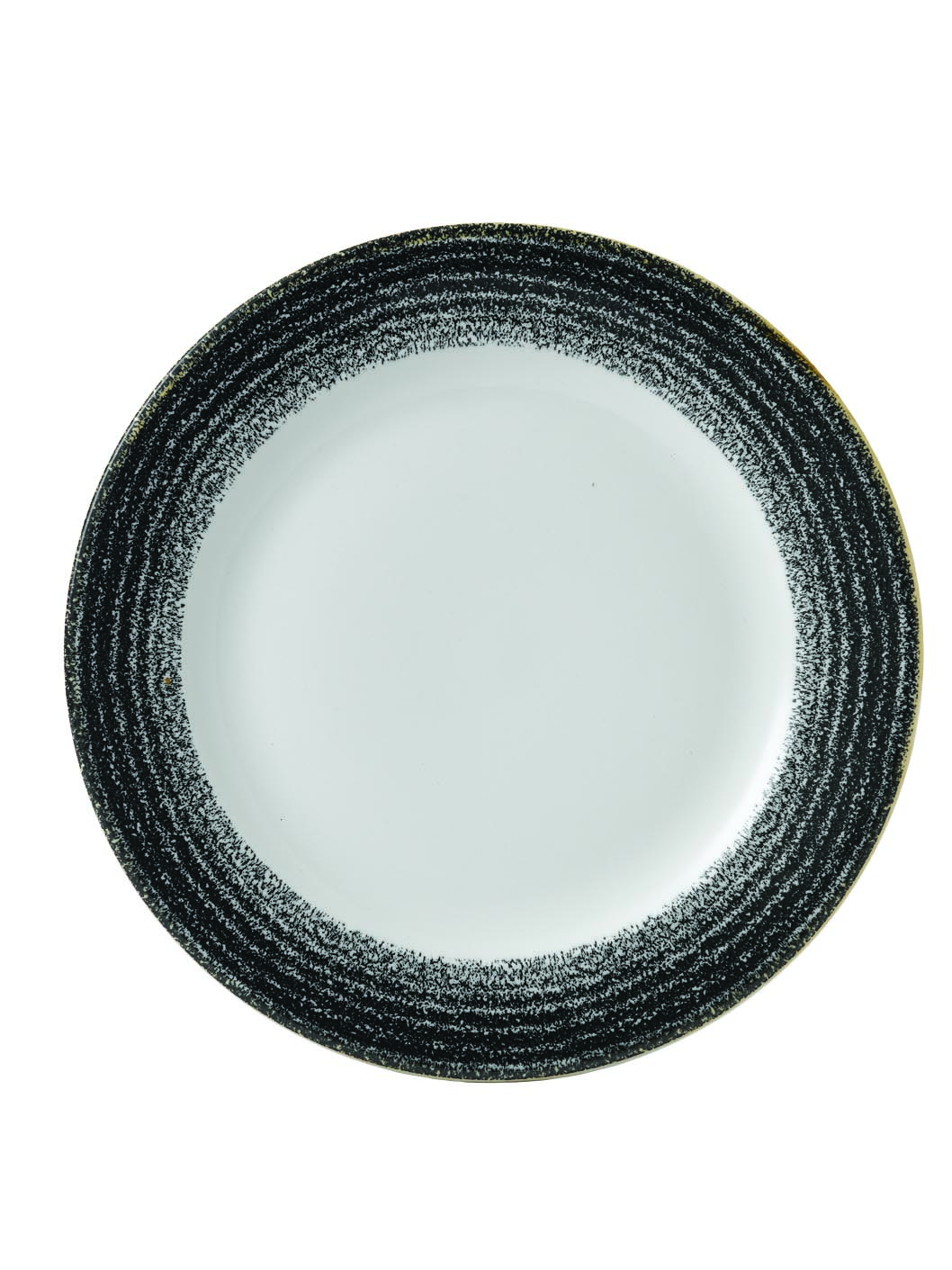 Churchill, Homespun : Charcoal Black - Teller flach Fahne, 27,6 cm